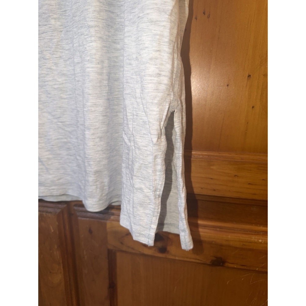 Lululemon Shirt Women's 14 Boatneck Tee T Short Sleeve Run Yoga Gray All Yours - Picture 2 of 6